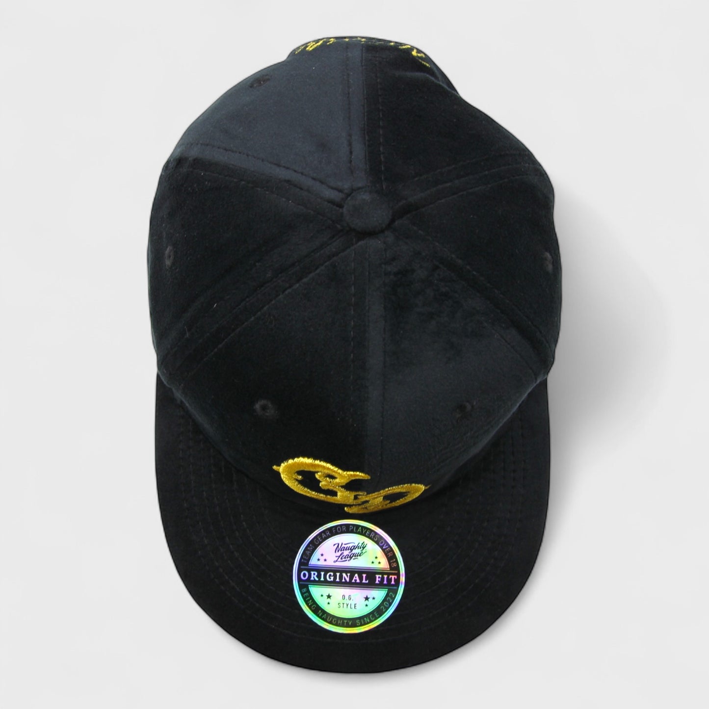 Las Vegas Gold Diggers snapback velvet black/gold