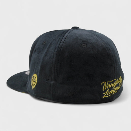 Las Vegas Gold Diggers Fitted Velvet black/gold