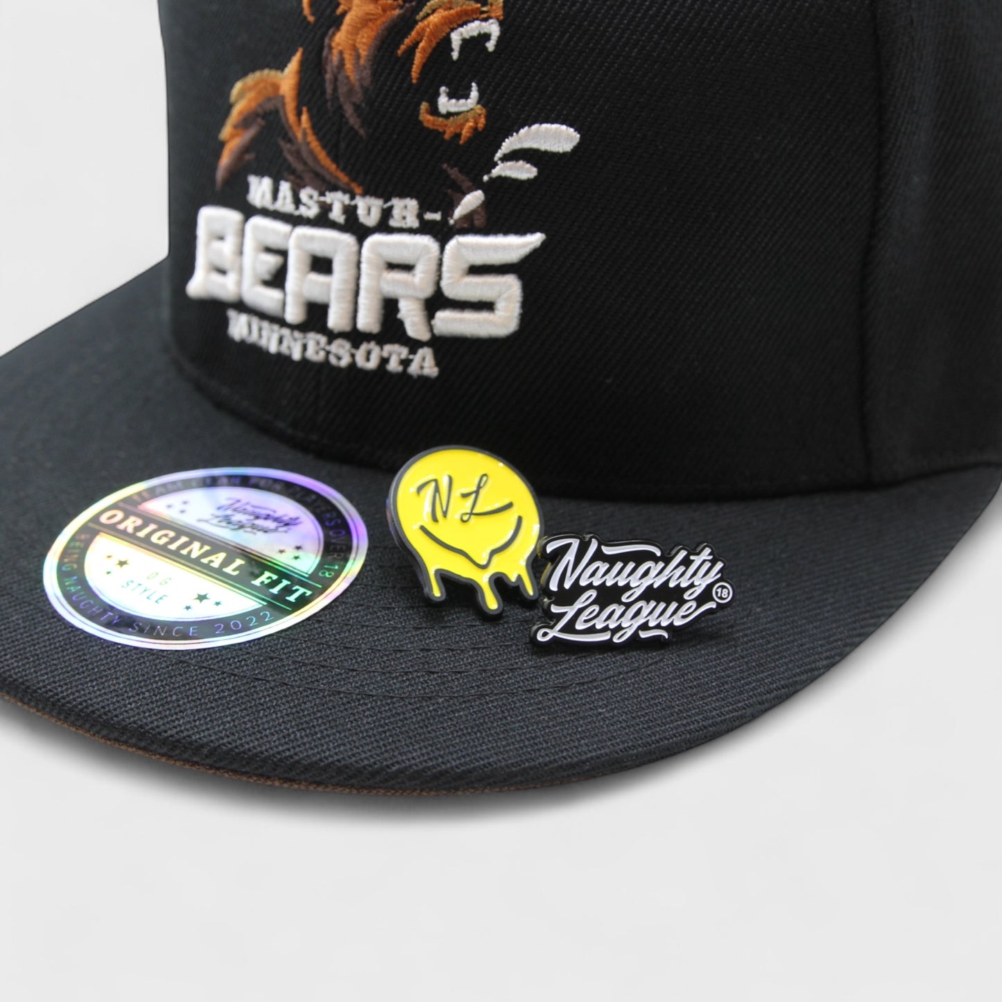 Minnesota Masturbears fitted black/brown