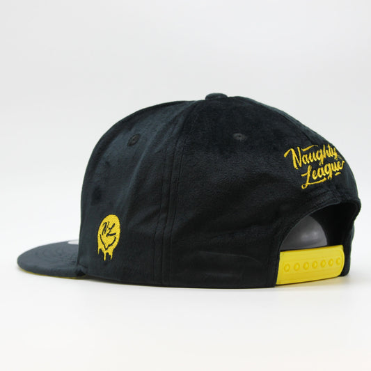 Las Vegas Gold Diggers snapback velvet black/yellow