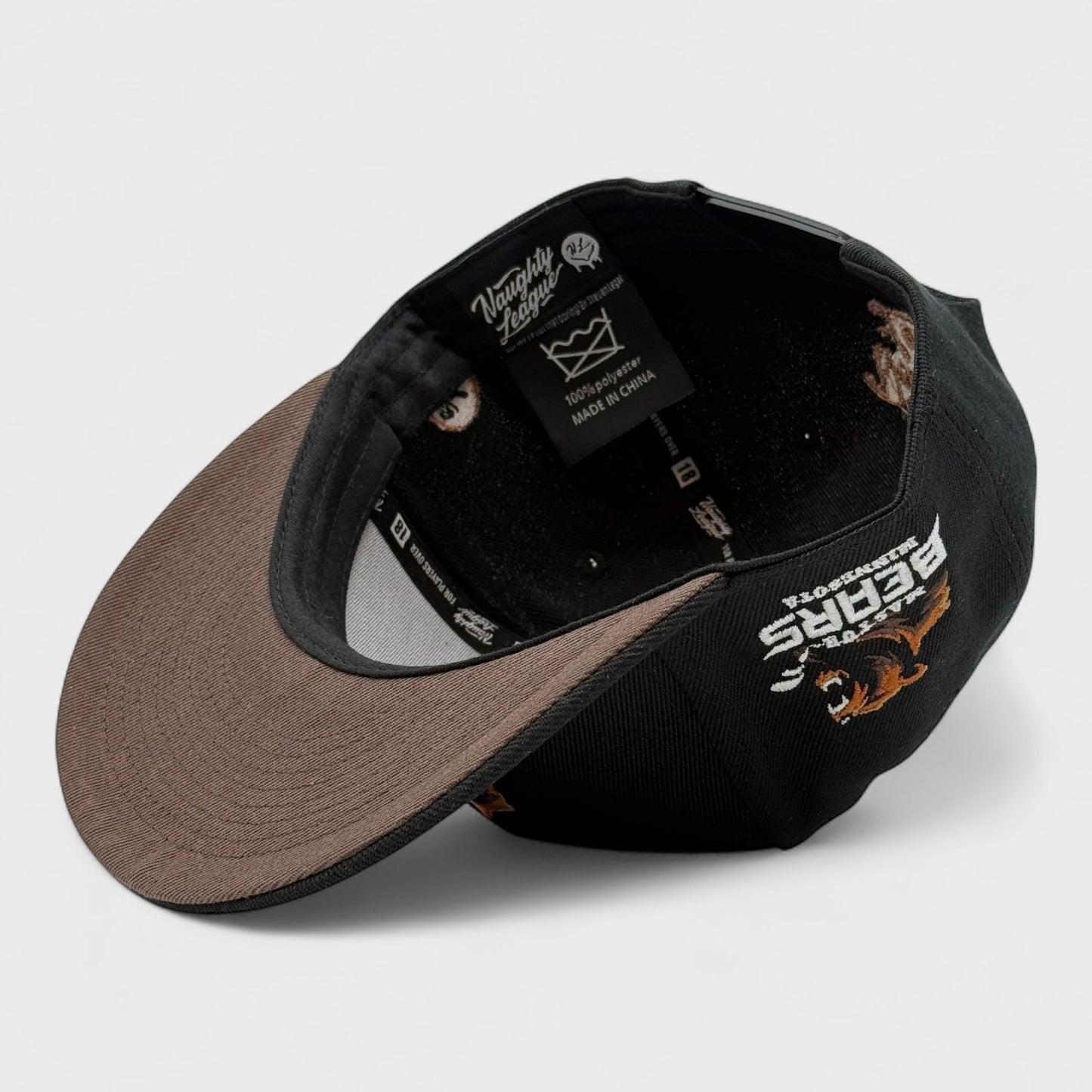 Minnesota Masturbears snapback black/brown