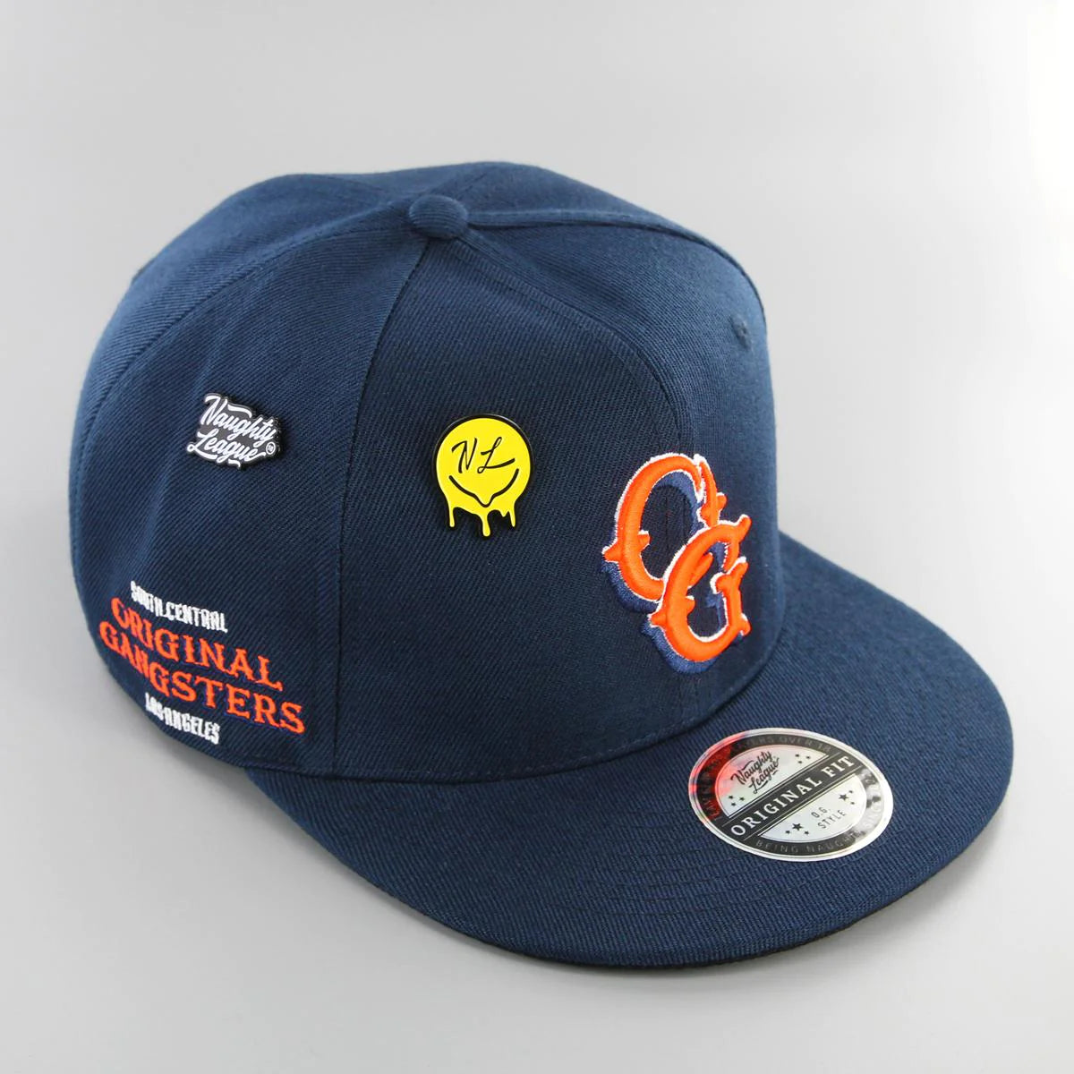South Central Original Gangsters Snapback navy/orange