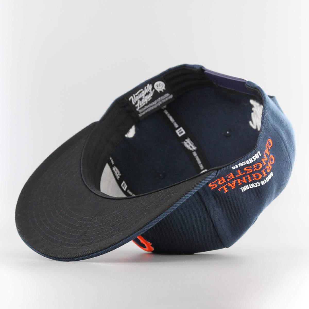 South Central Original Gangsters Snapback navy/orange