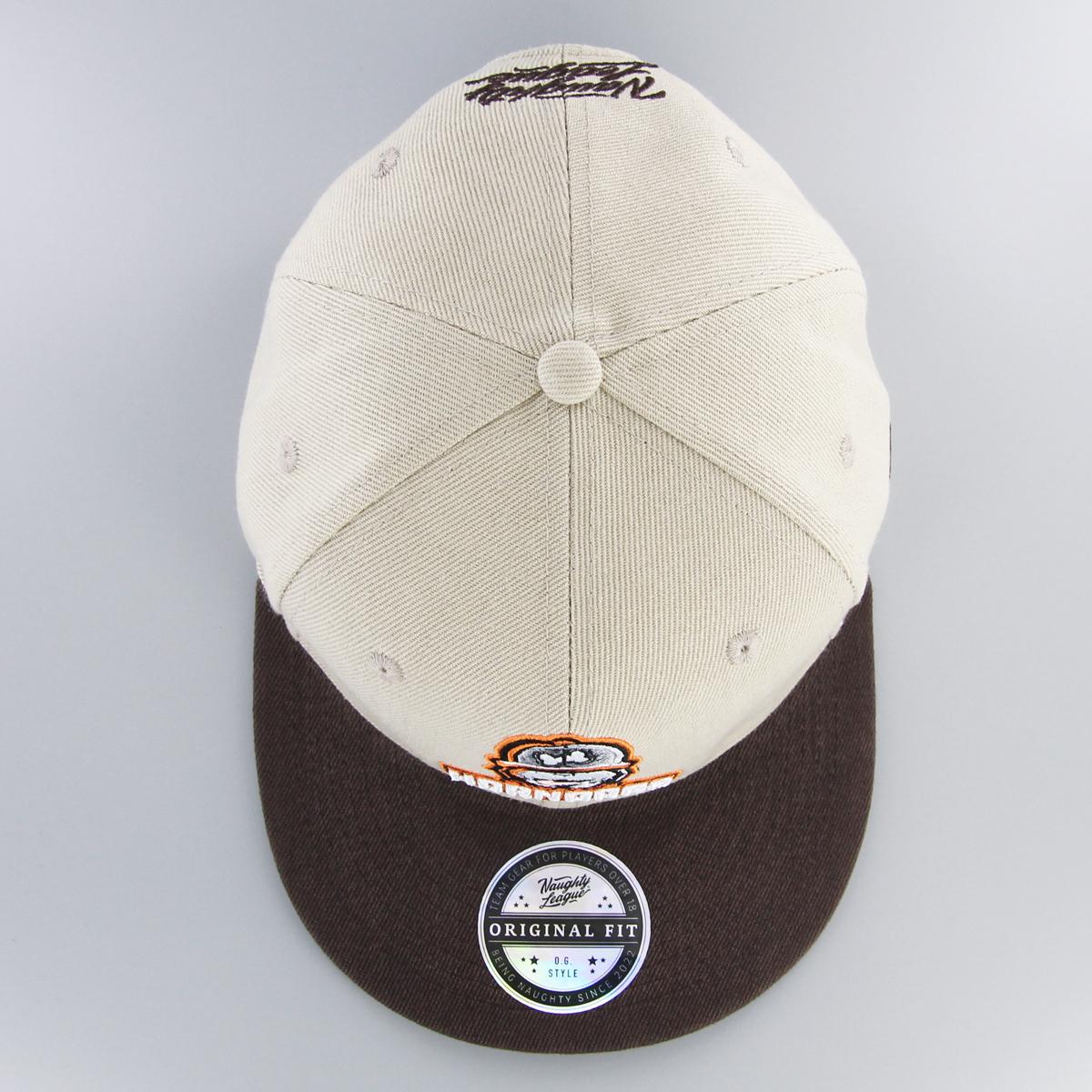 Houston Horndogs Snapback Khaki/Brown