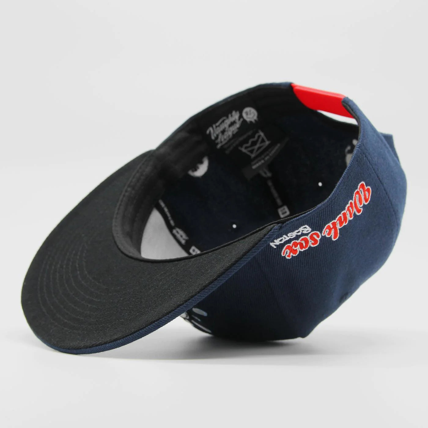 Boston Wank Sox Splash Logo Snapback Navy