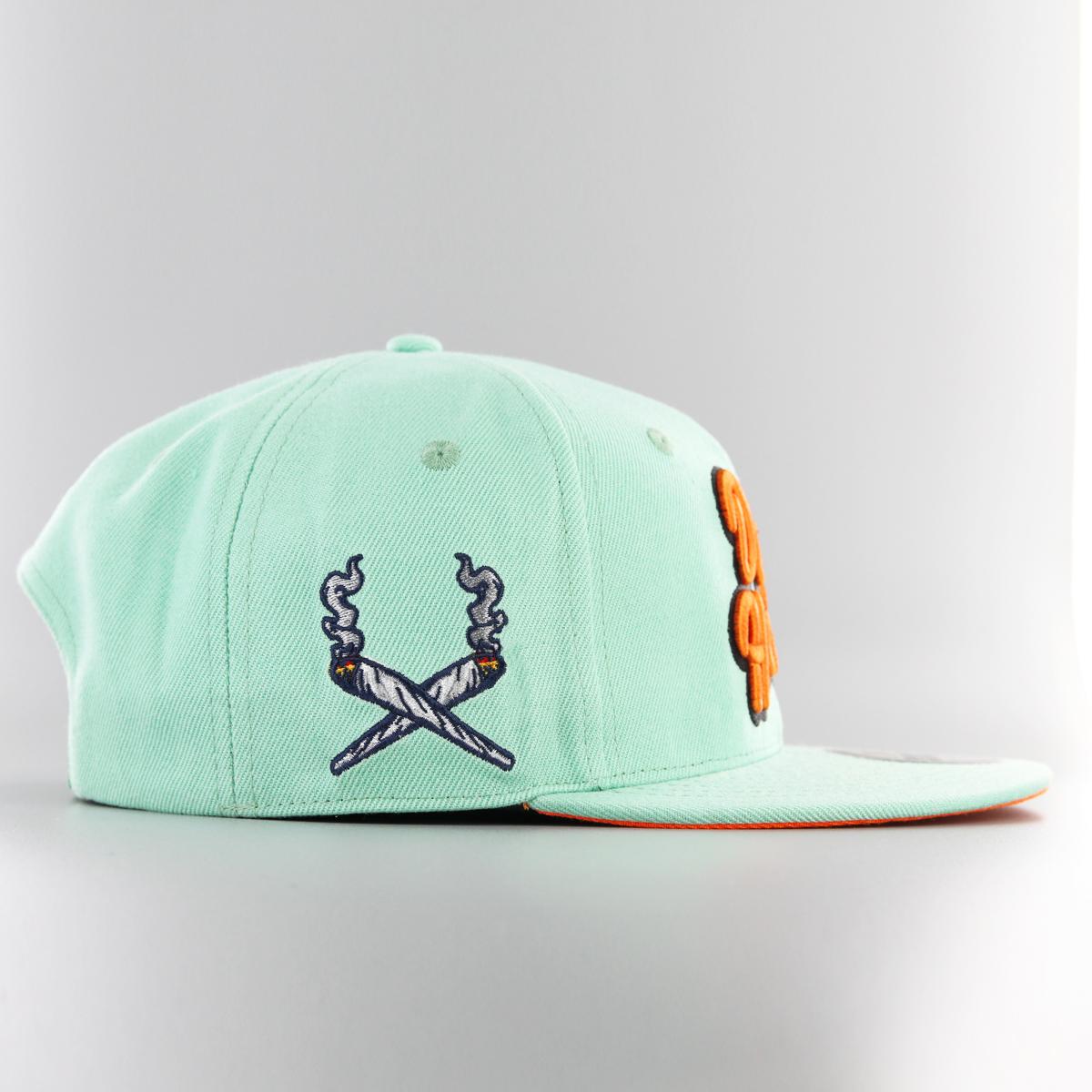 Los Angeles Dope Heads Snapback Aqua