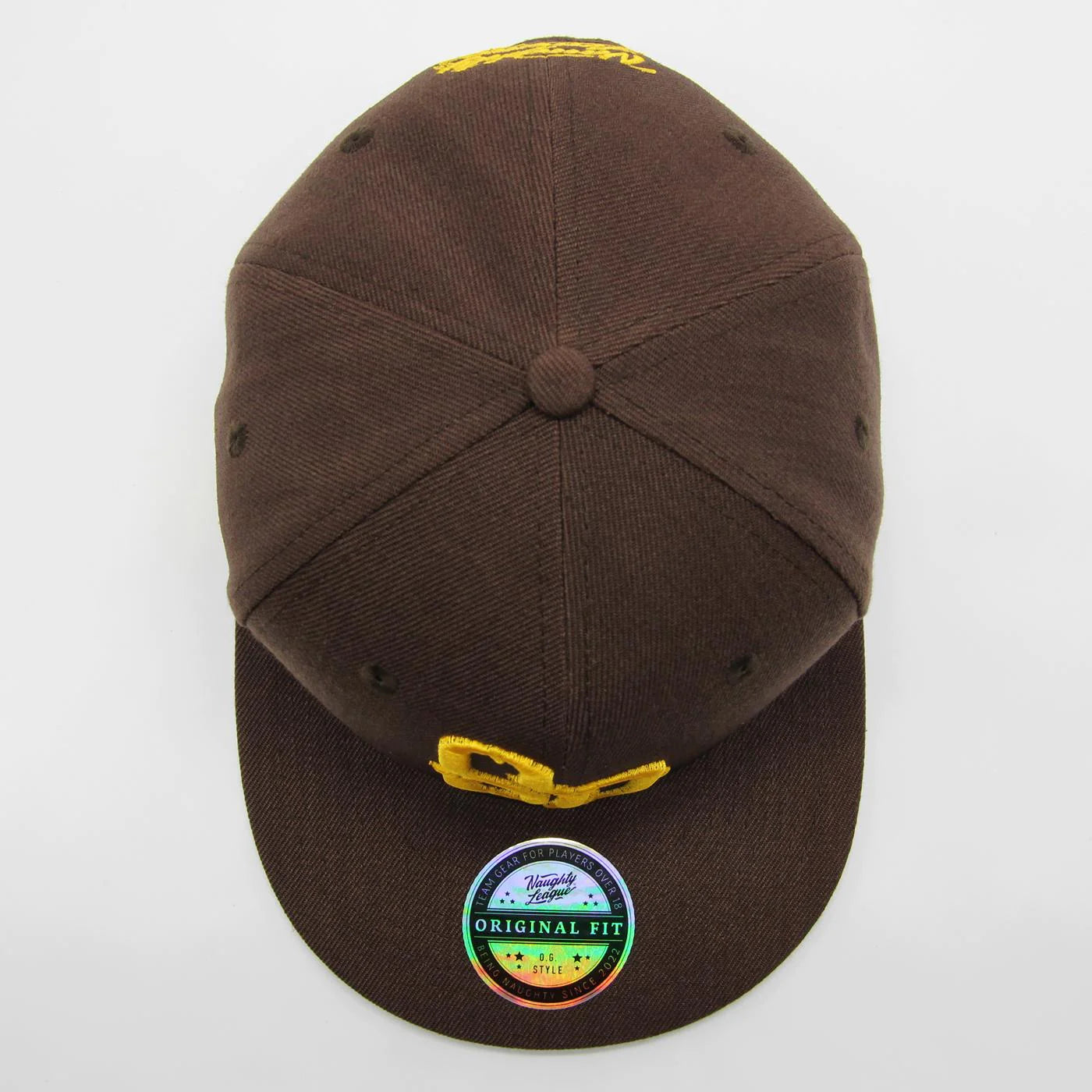 San Diego Shrimp Dicks Icon Logo Snapback Brown