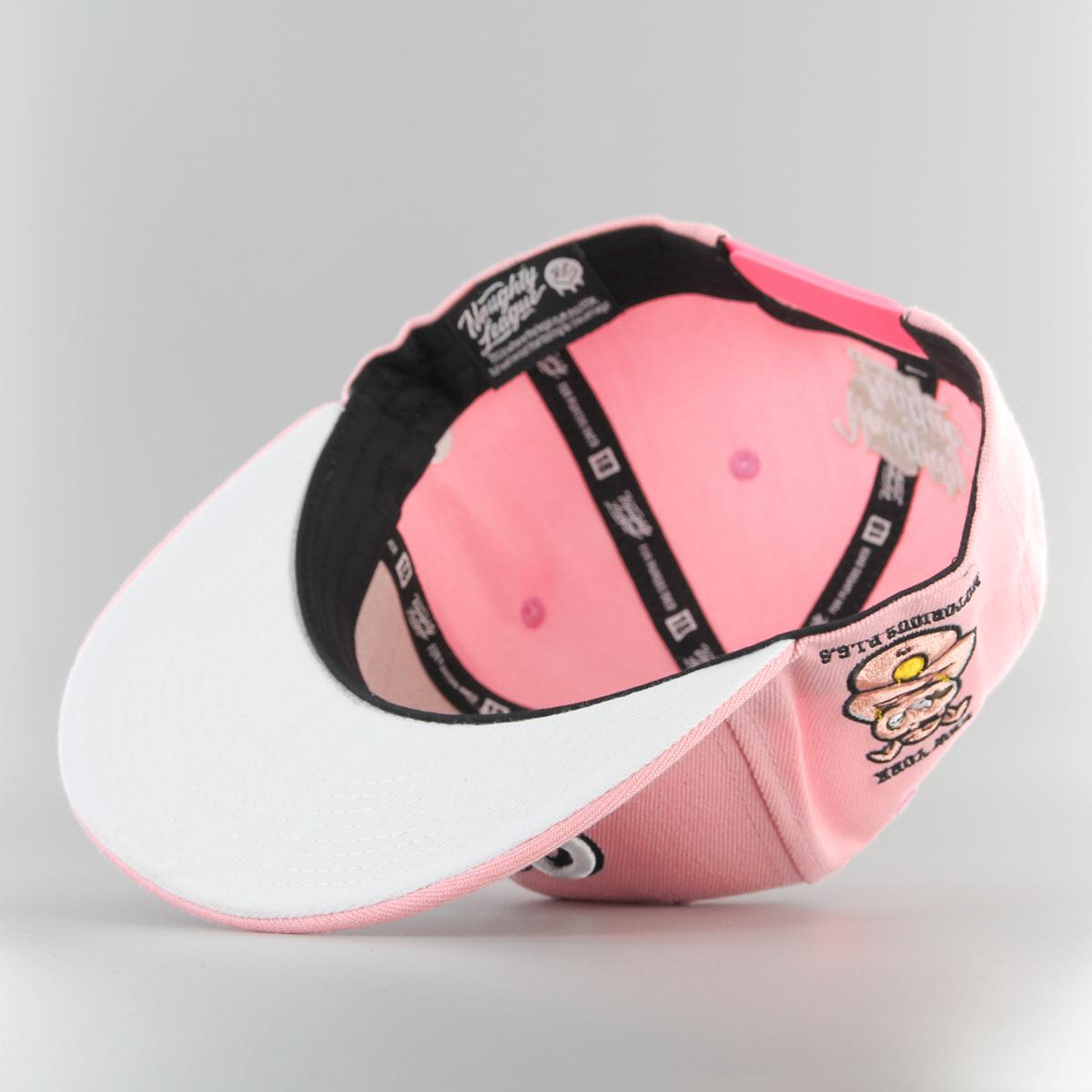 New York Notorious Pigs Snapback Baby Pink