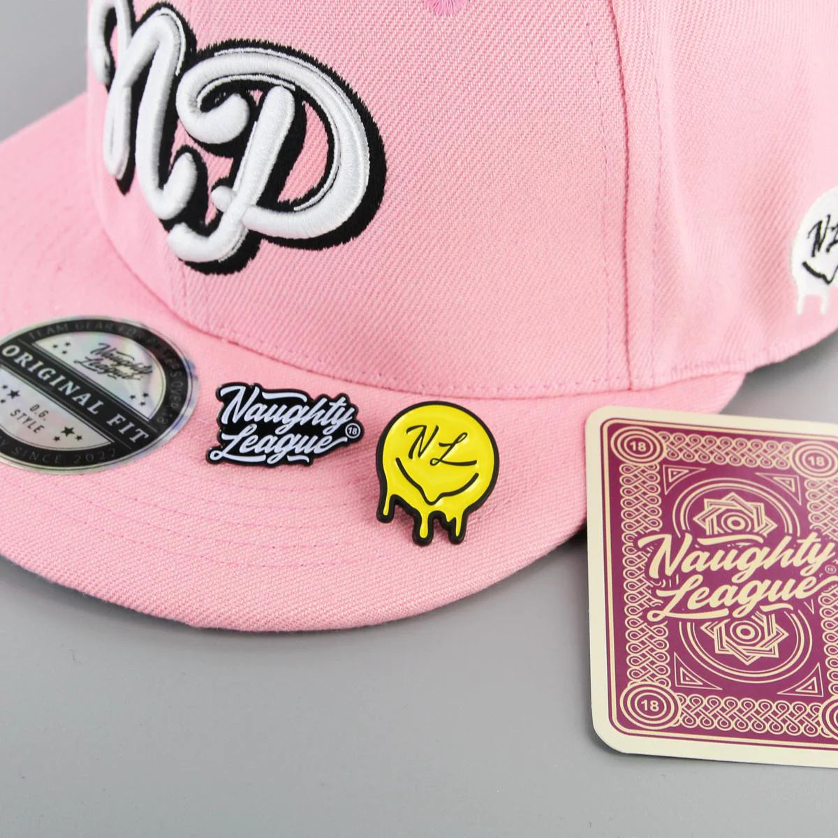 New York Notorious Pigs Fitted Baby Pink