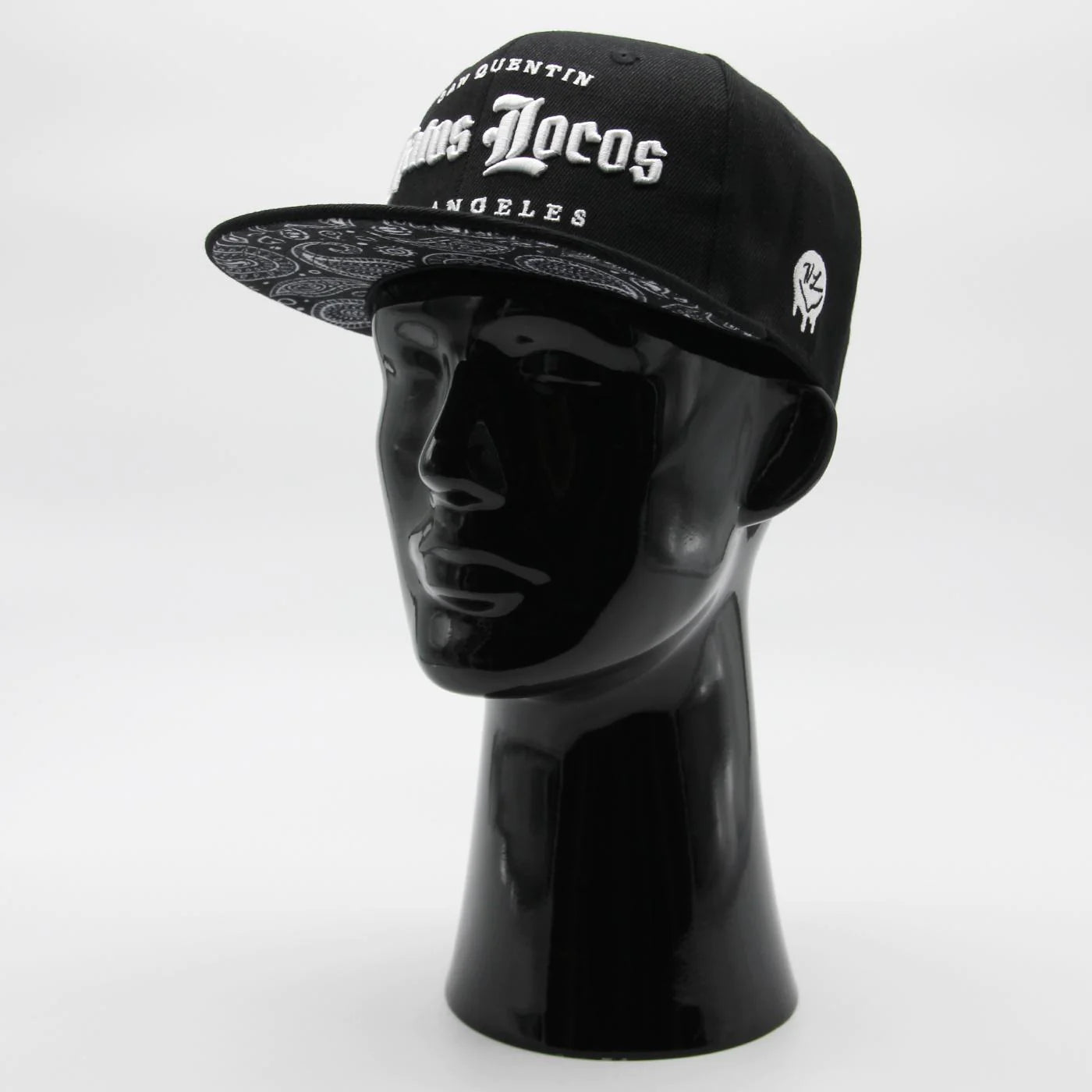 San Quentin Vatos Locos Old English Logo Snapback Black