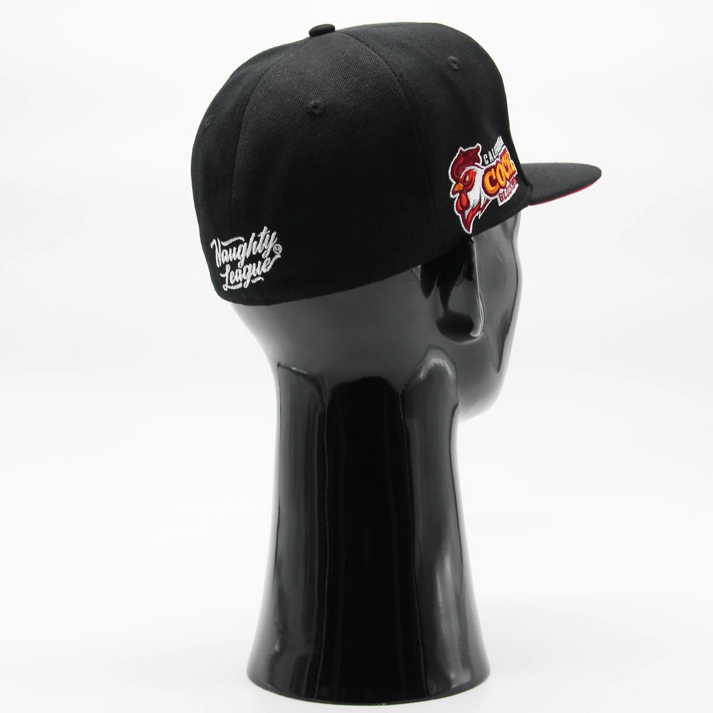 California Cock Blocks Letter Logo fitted Black