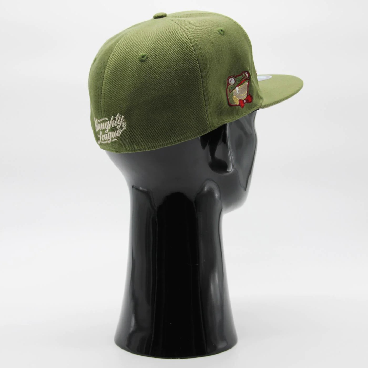 San Diego Dirty Kermits Text Logo fitted Olive