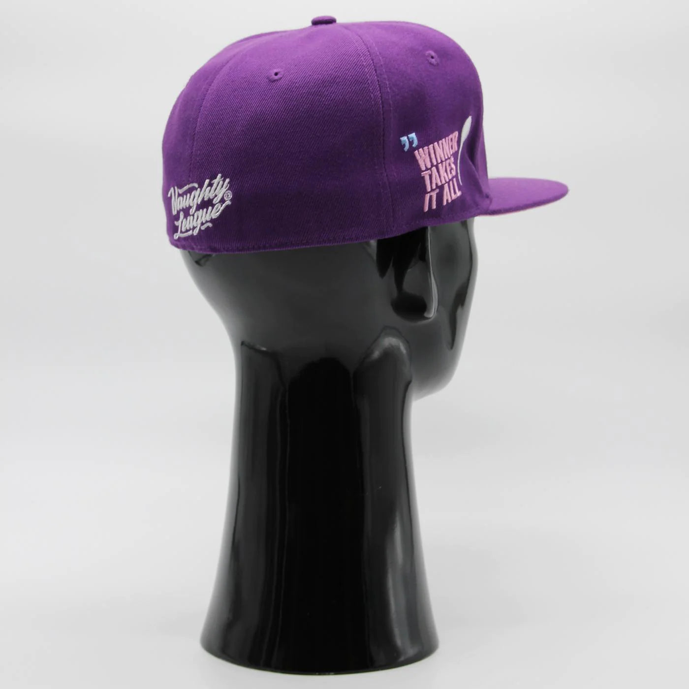 Utah Jizz Text Logo Fitted Purple