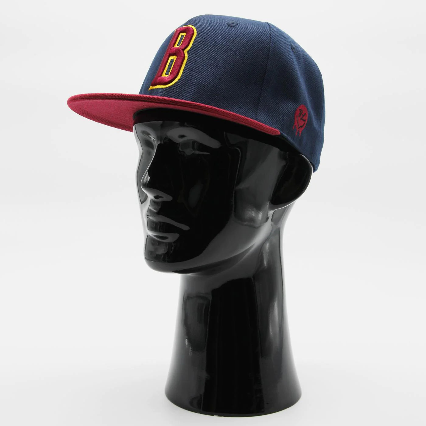 Boston Beaver Hunters Letter Logo Fitted Navy/Maroon