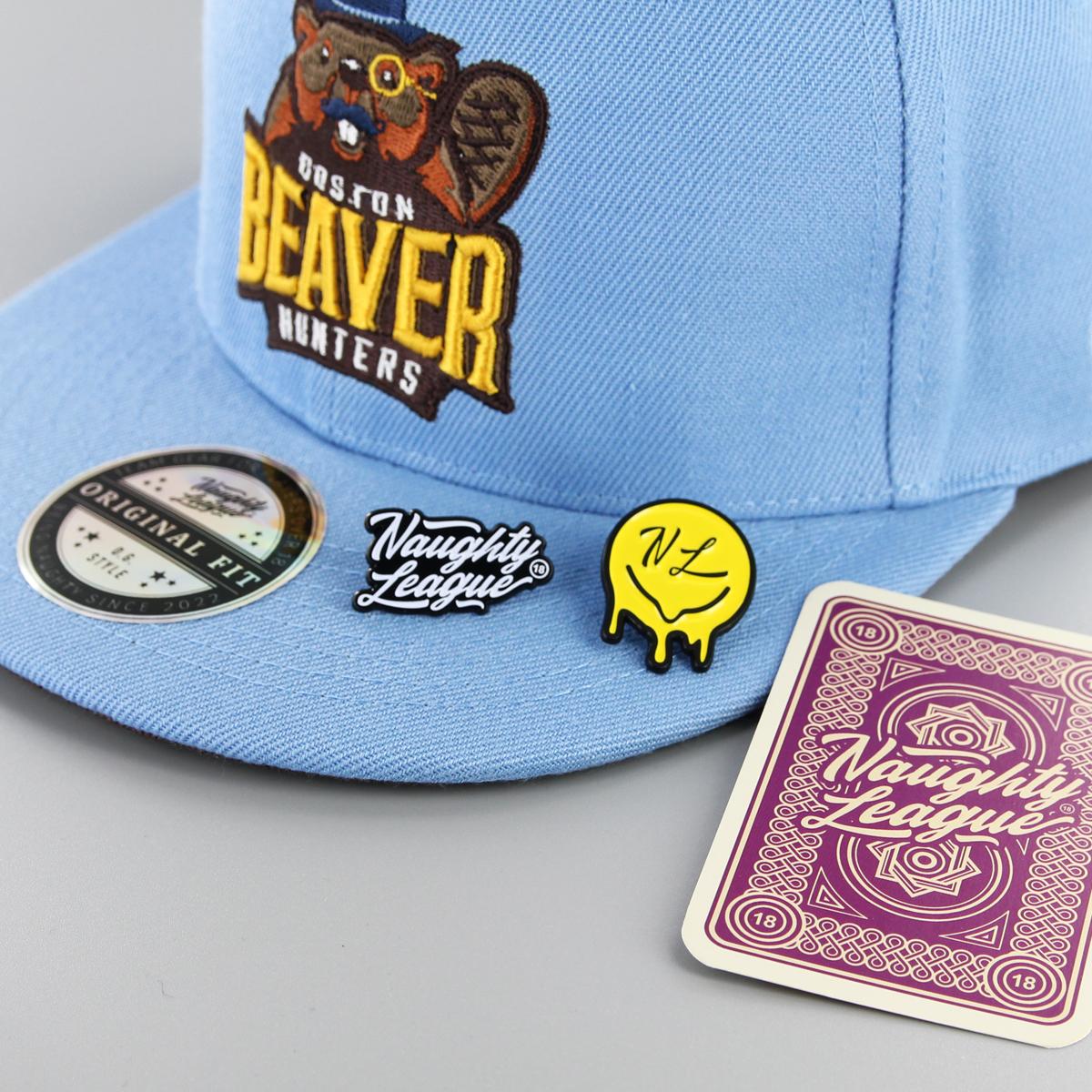Boston Beaver Hunters Fitted Baby Blue