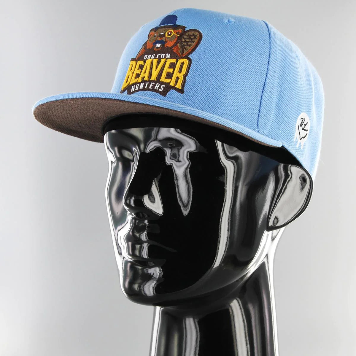 Boston Beaver Hunters Fitted Baby Blue