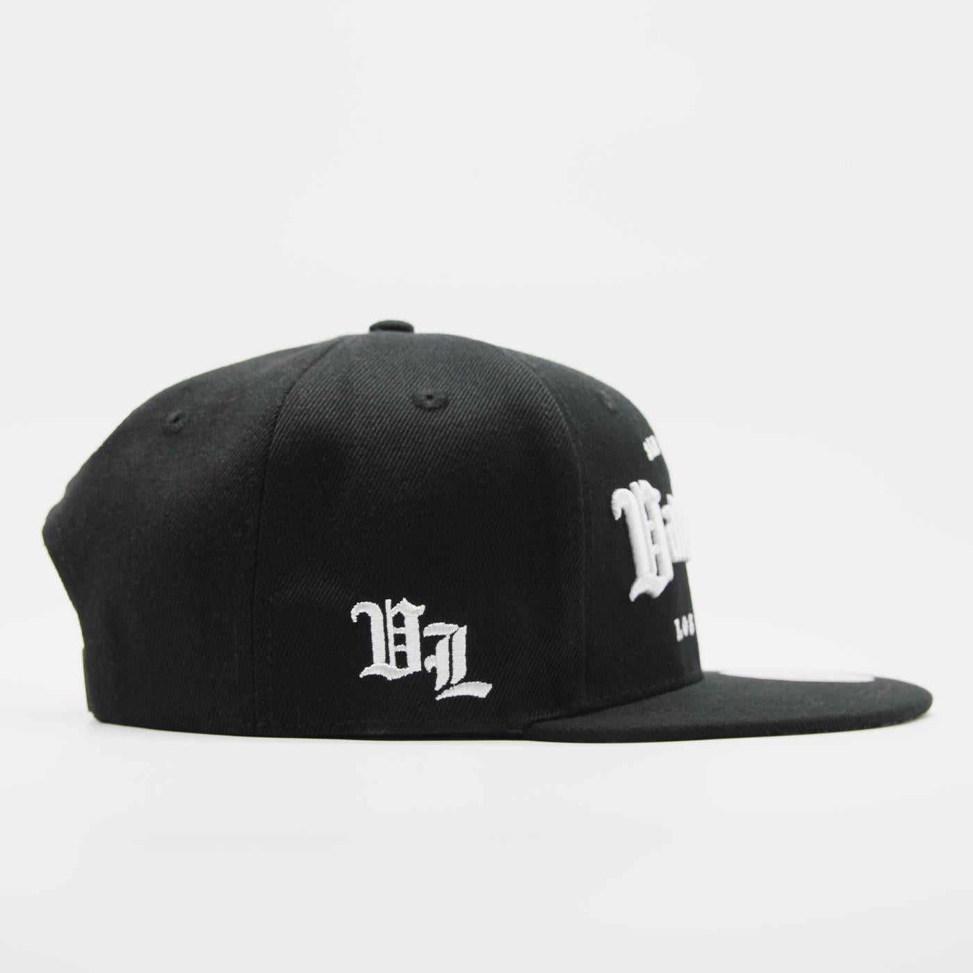 San Quentin Vatos Locos Old English Logo Snapback Black