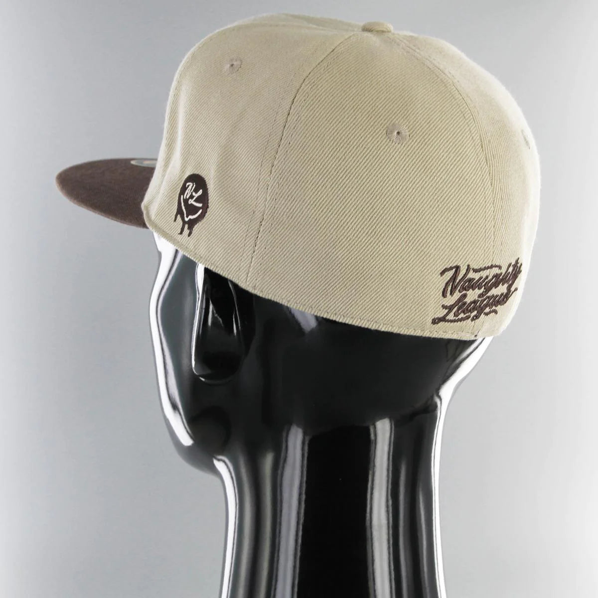 Houston Horndogs Fitted Khaki/Brown