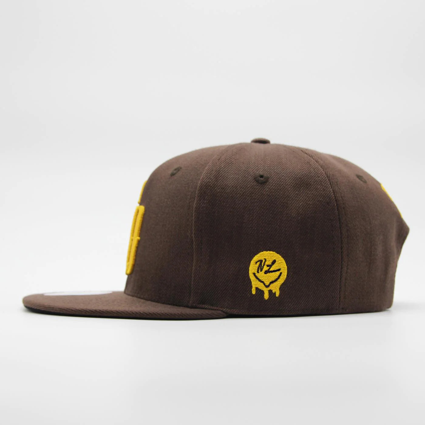 San Diego Shrimp Dicks Icon Logo Snapback Brown