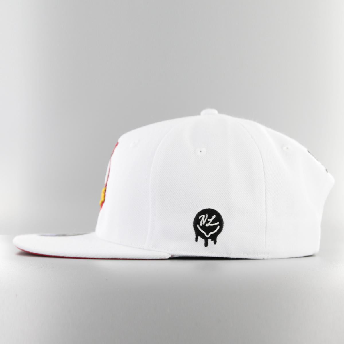 California Cock Blockers Snapback White