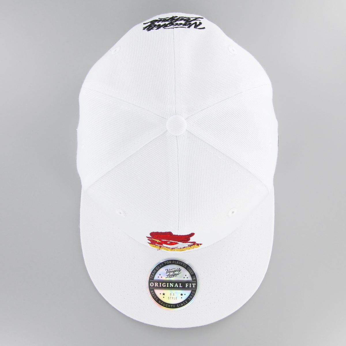 California Cock Blockers Snapback White