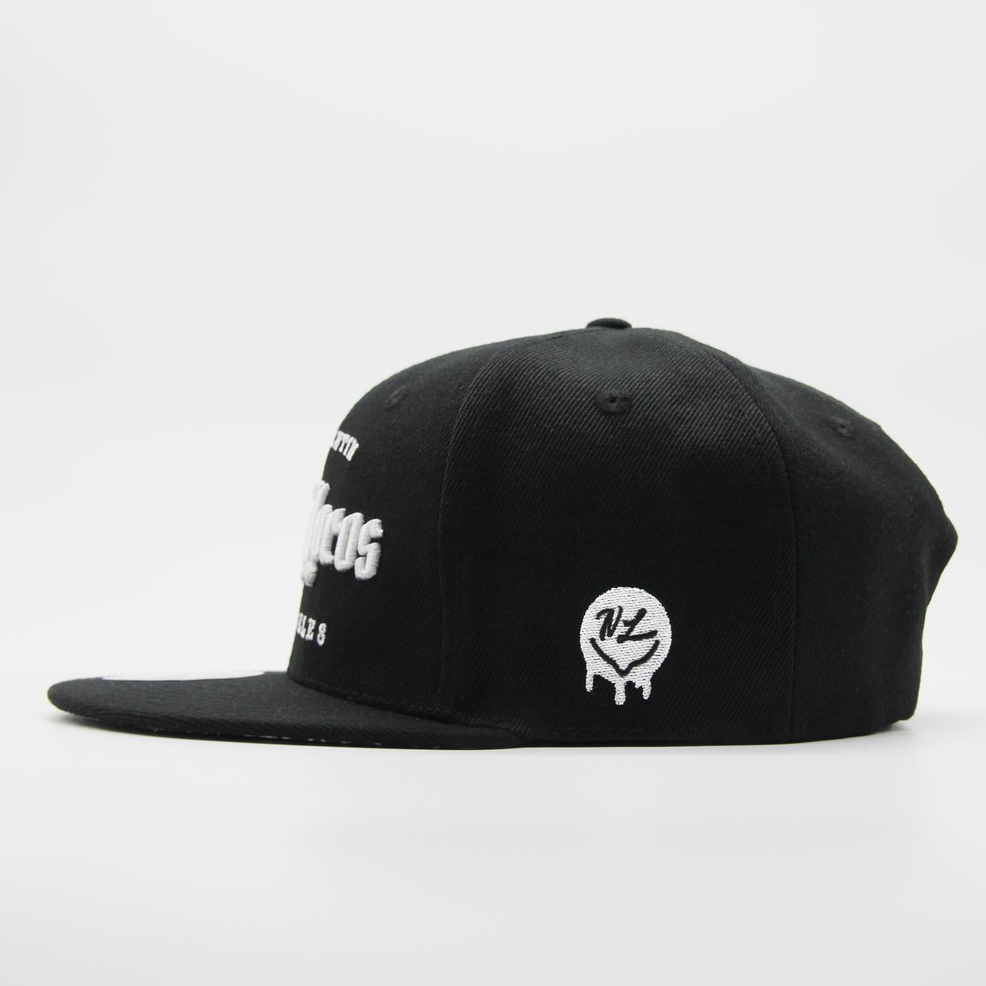 San Quentin Vatos Locos Old English Logo Snapback Black