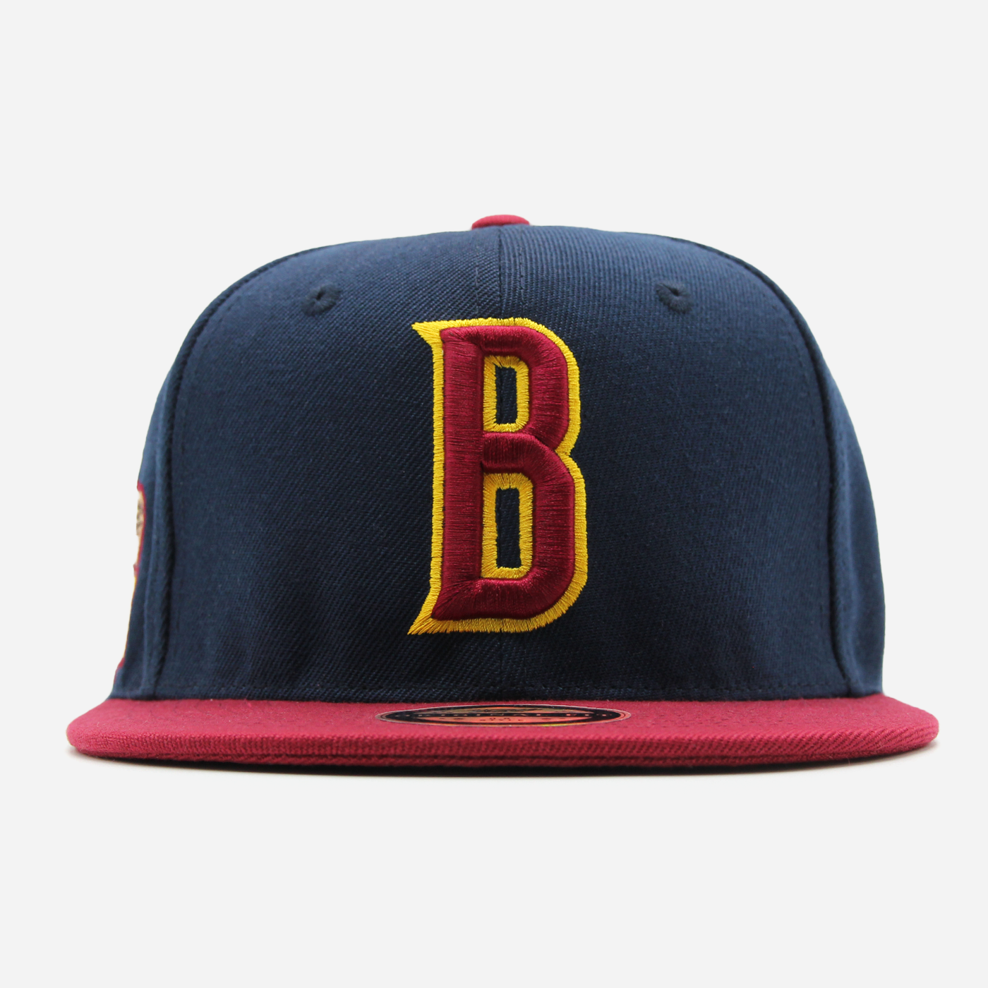Boston Beaver Hunters Letter Logo Fitted Navy/Maroon