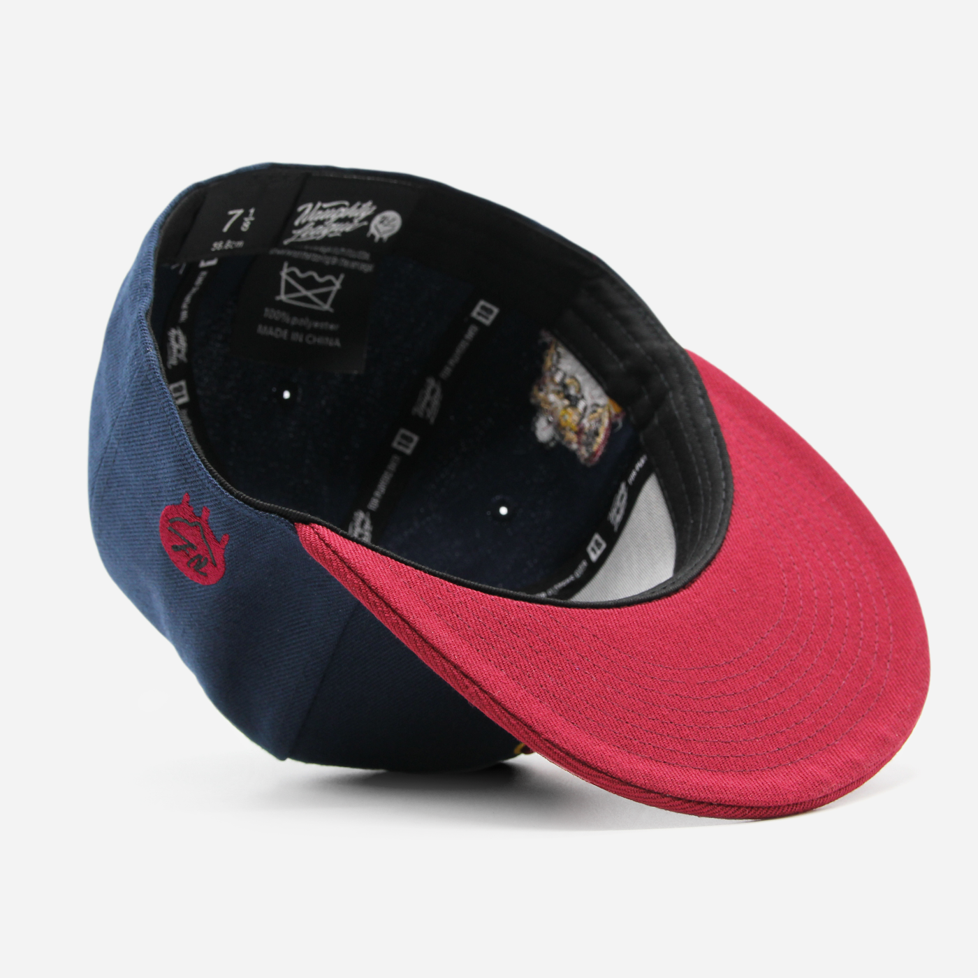 Boston Beaver Hunters Letter Logo Fitted Navy/Maroon