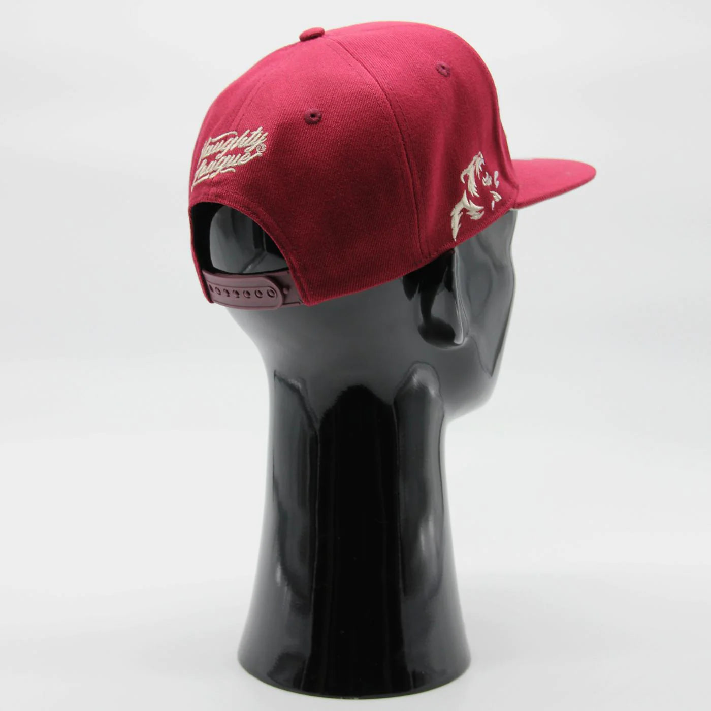 Minnesota Masturbears Text Logo Snapback Burgundy