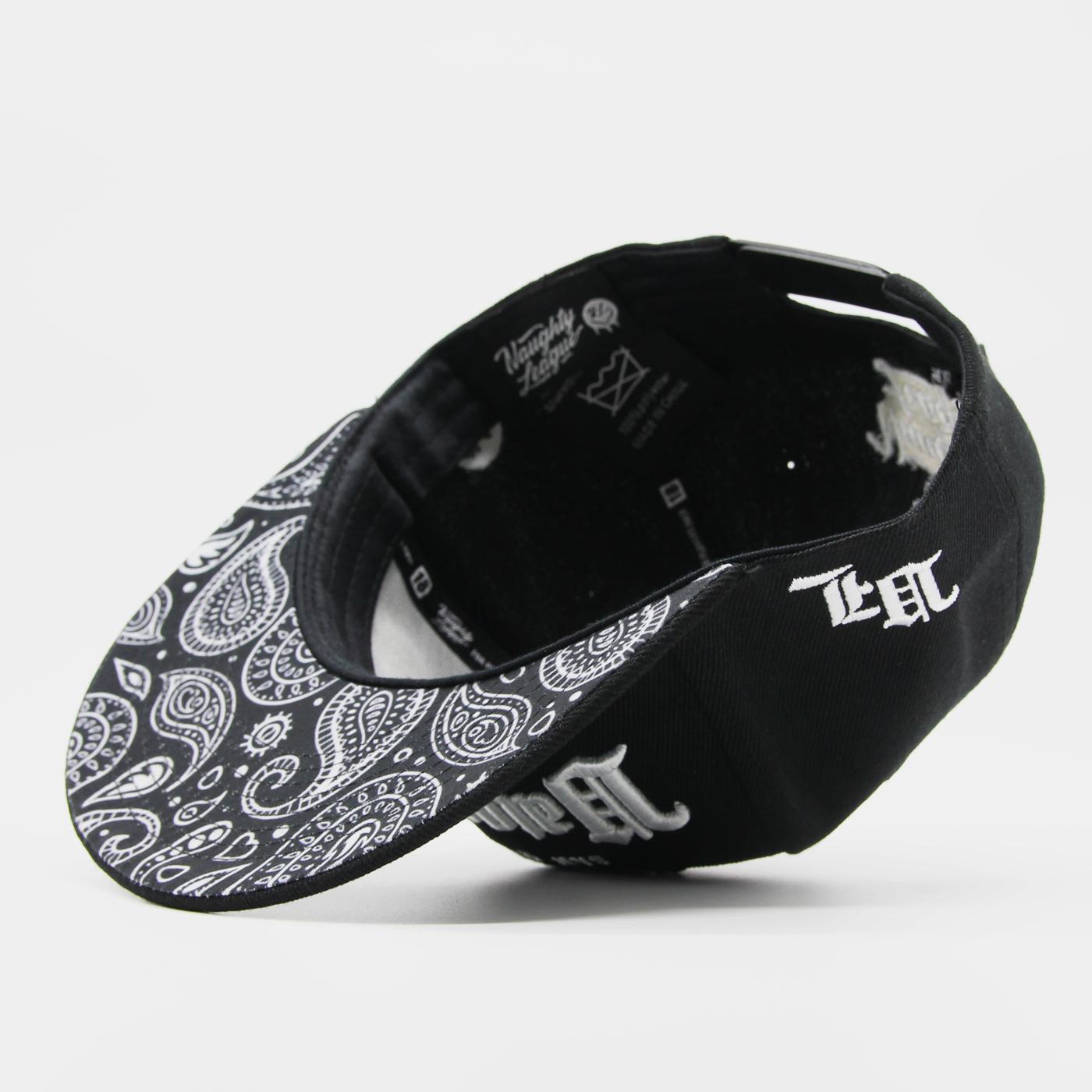 San Quentin Vatos Locos Old English Logo Snapback Black