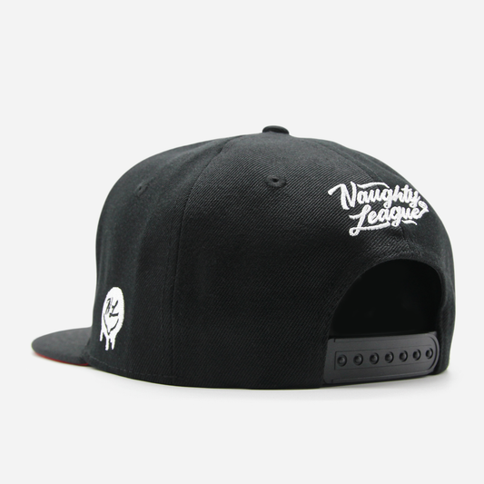 California Cock Blocks Letter Logo Snapback Black