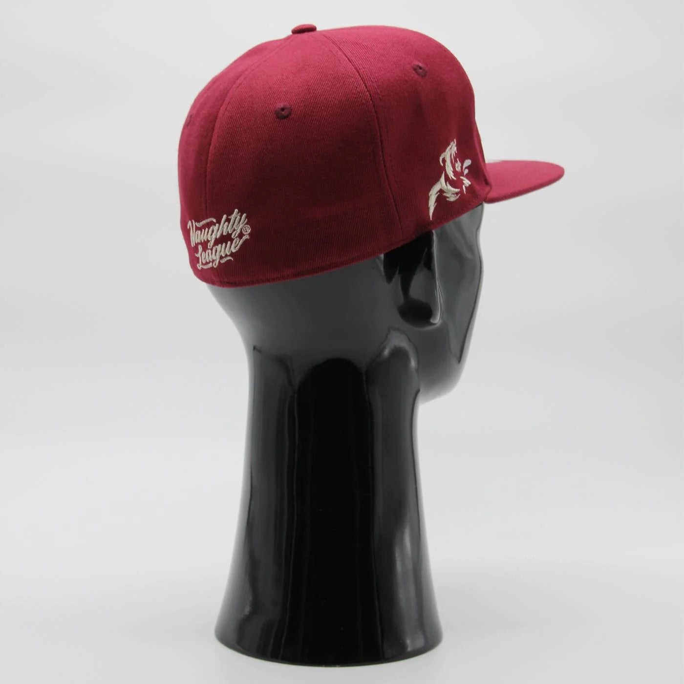 Minnesota Masturbears Text Logo Fitted Burgundy