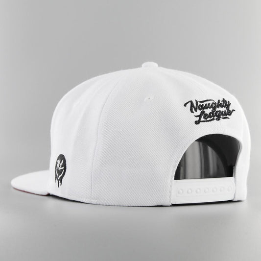 California Cock Blockers Snapback White