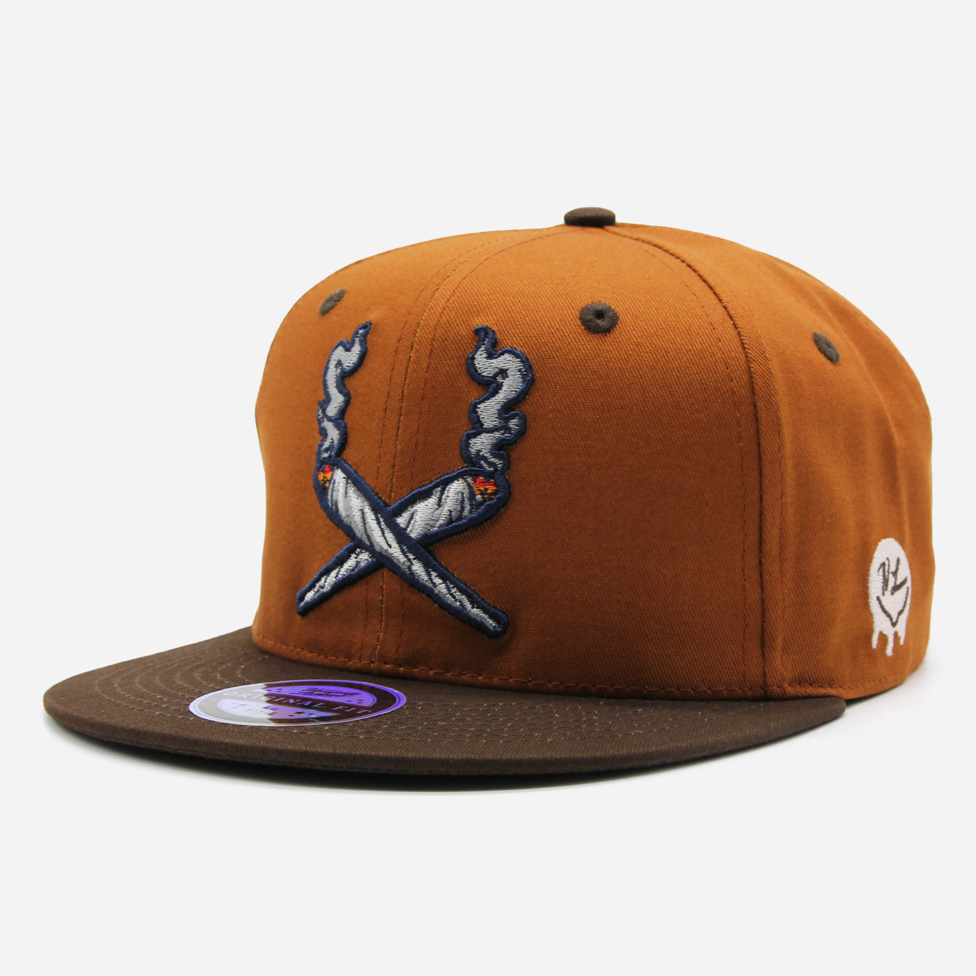 Los Angeles Dope Heads Joint Snapback Beige/Brown