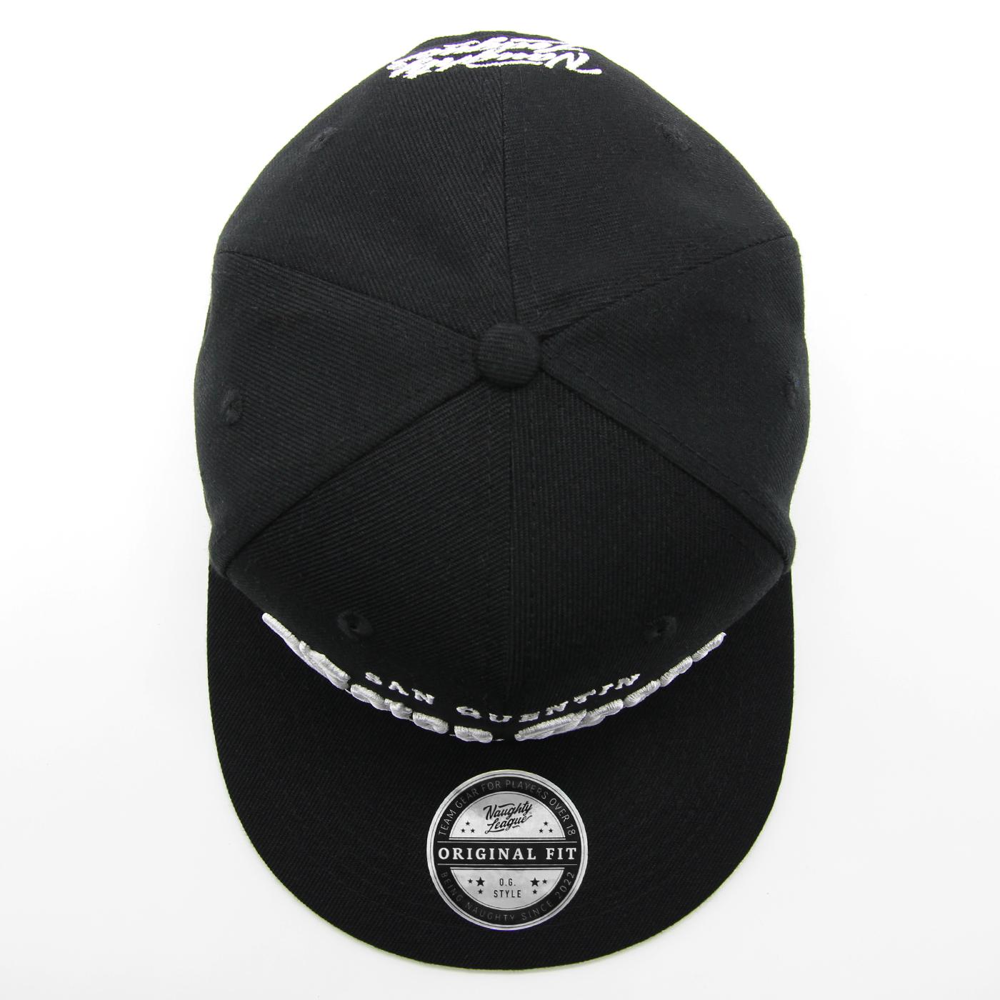 San Quentin Vatos Locos Old English Logo Snapback Black