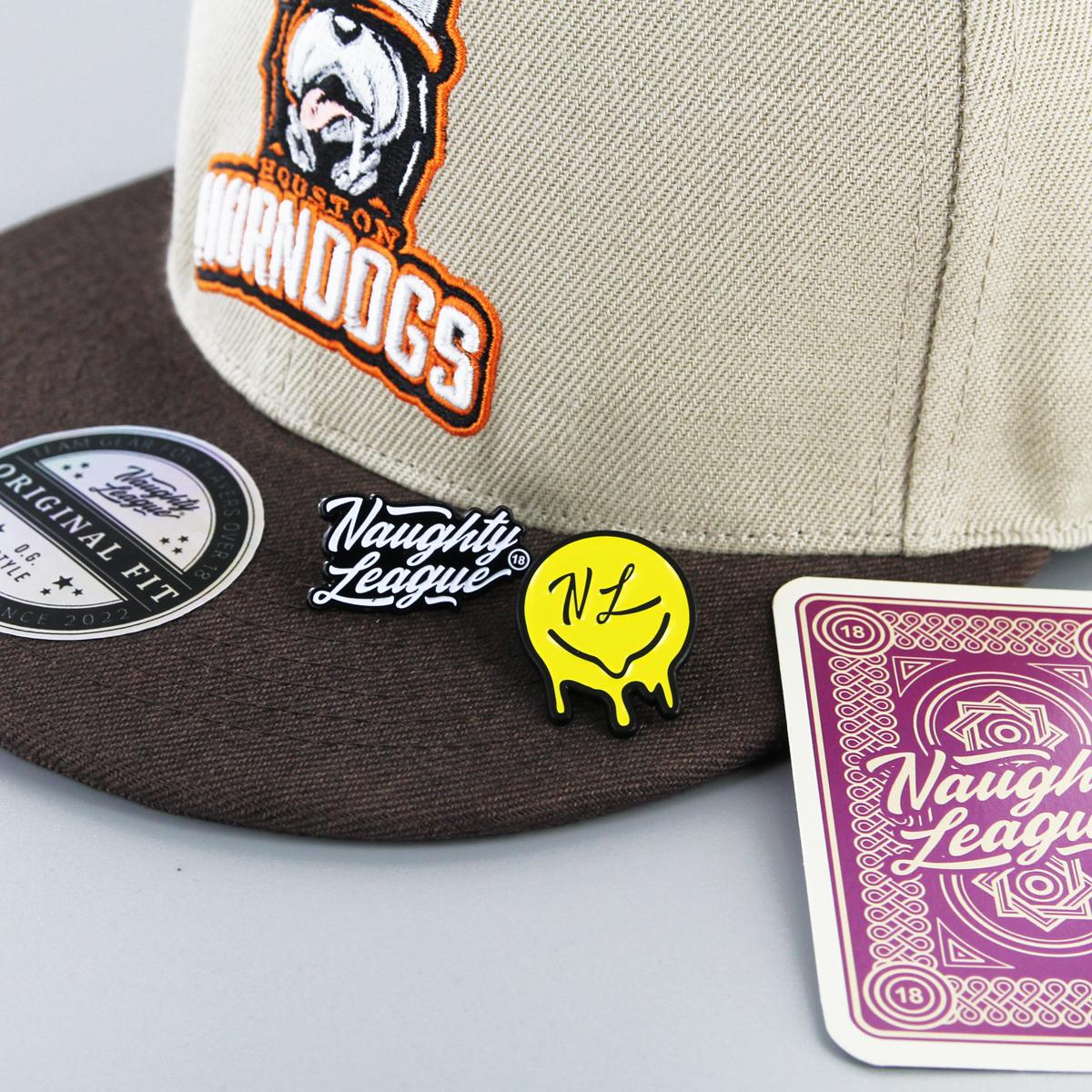 Houston Horndogs Fitted Khaki/Brown