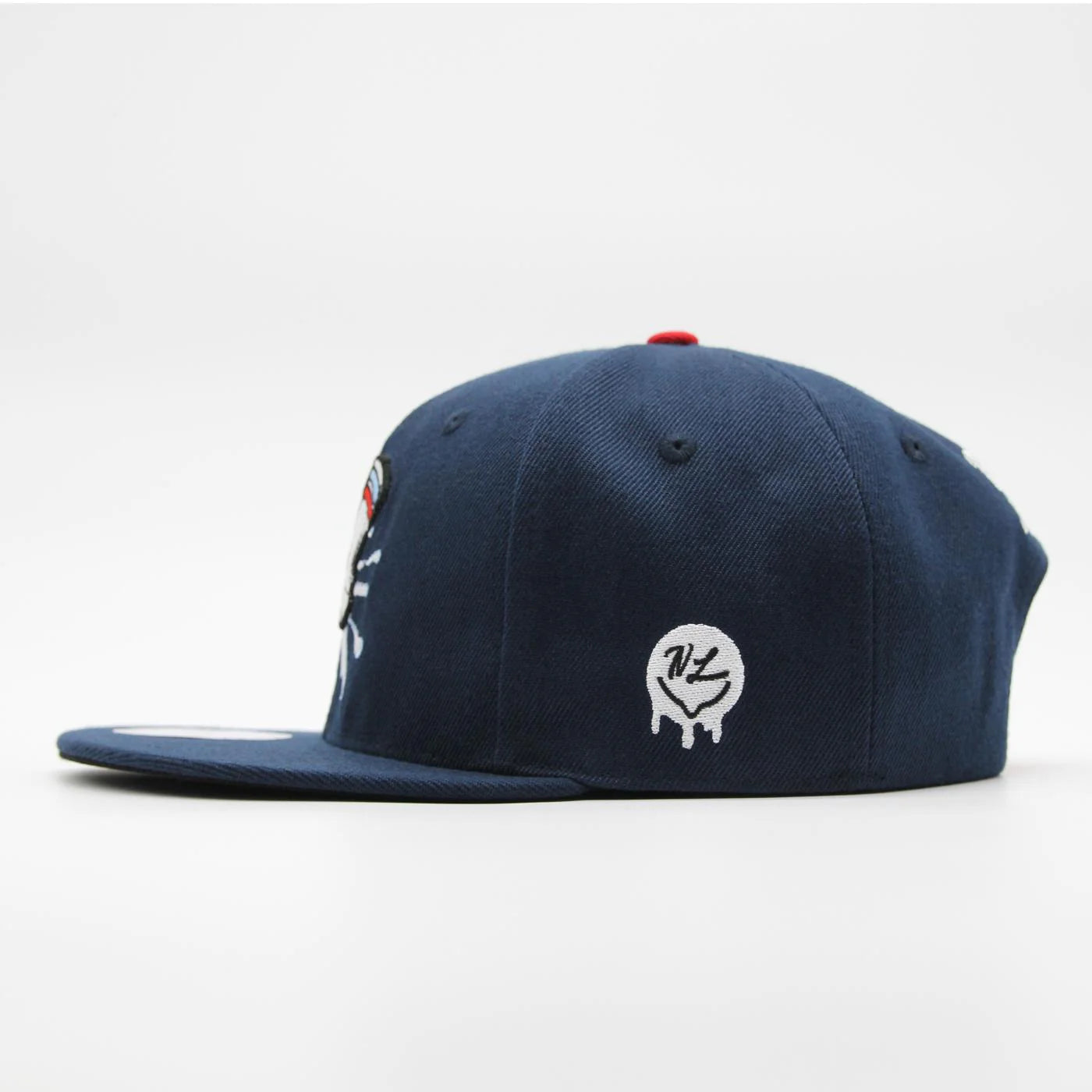 Boston Wank Sox Splash Logo Snapback Navy