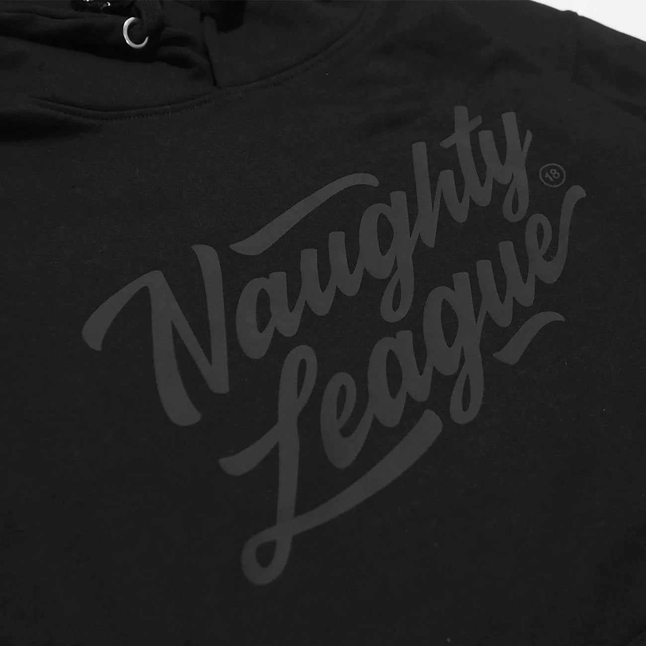 Branded Logo Hoodie Black/Black