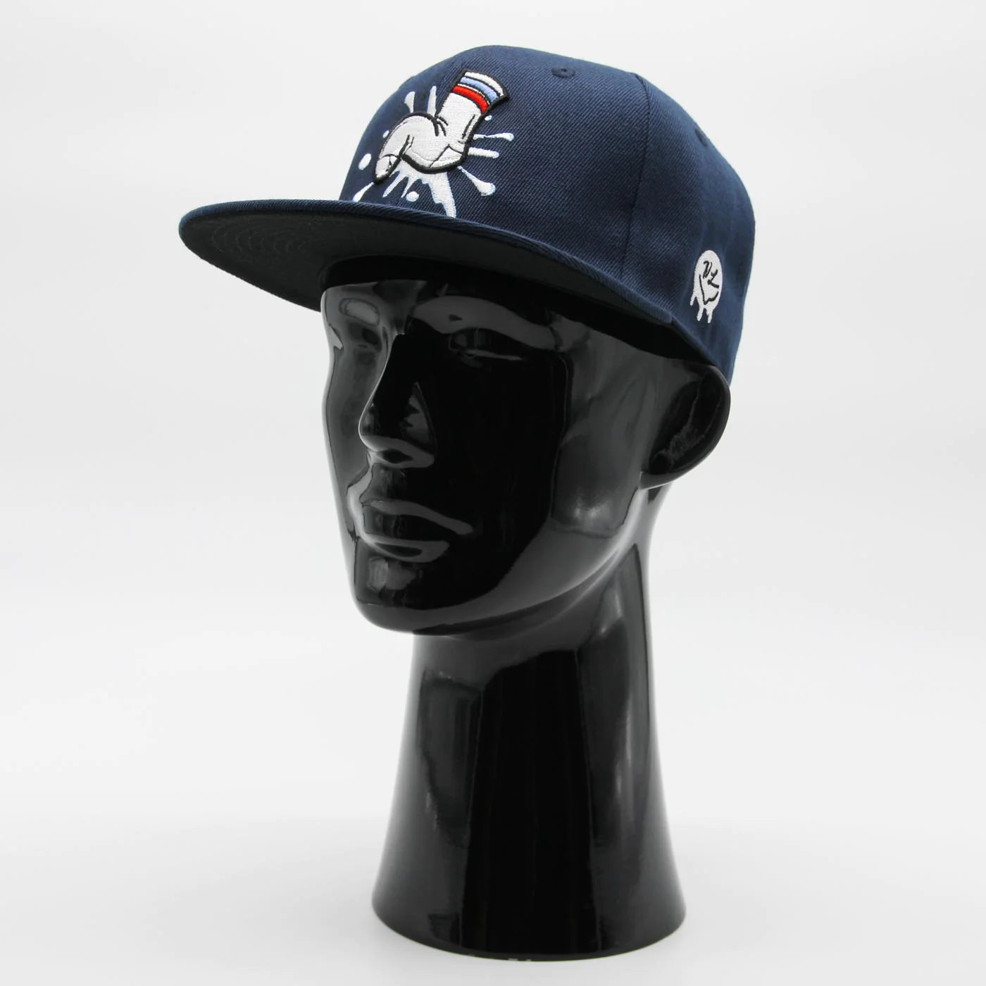 Boston Wank Sox Splash Logo Snapback Navy