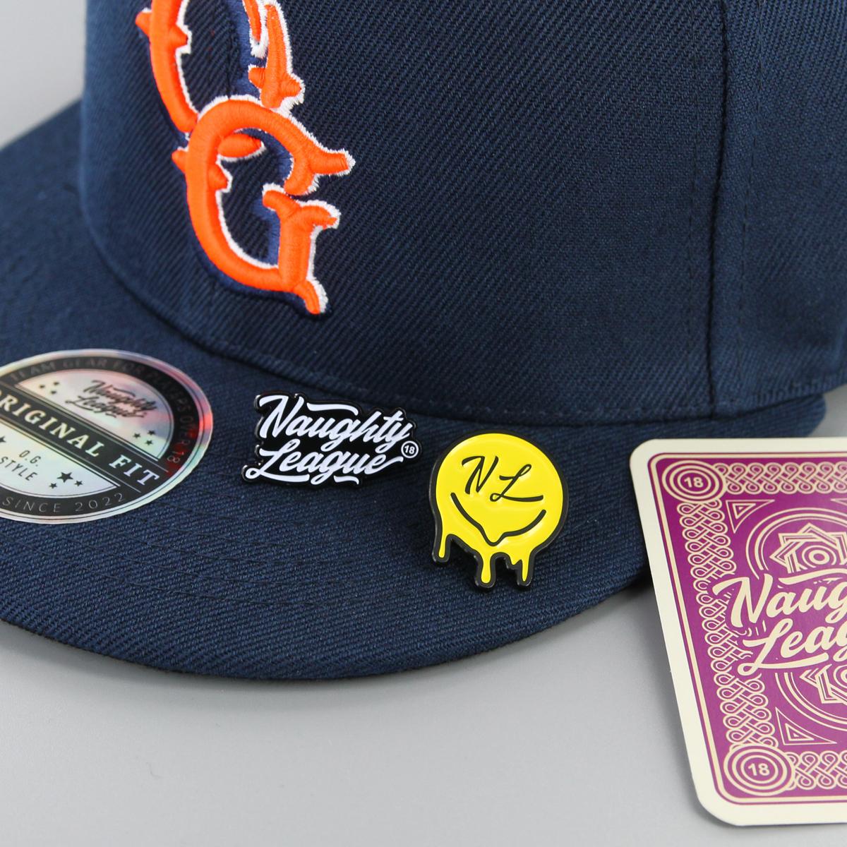 South Central Original Gangsters fitted navy/orange