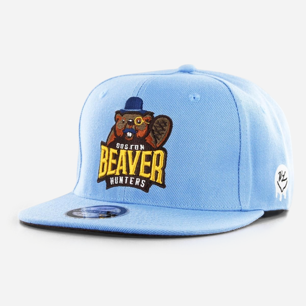 Boston Beaver Hunters Fitted Baby Blue