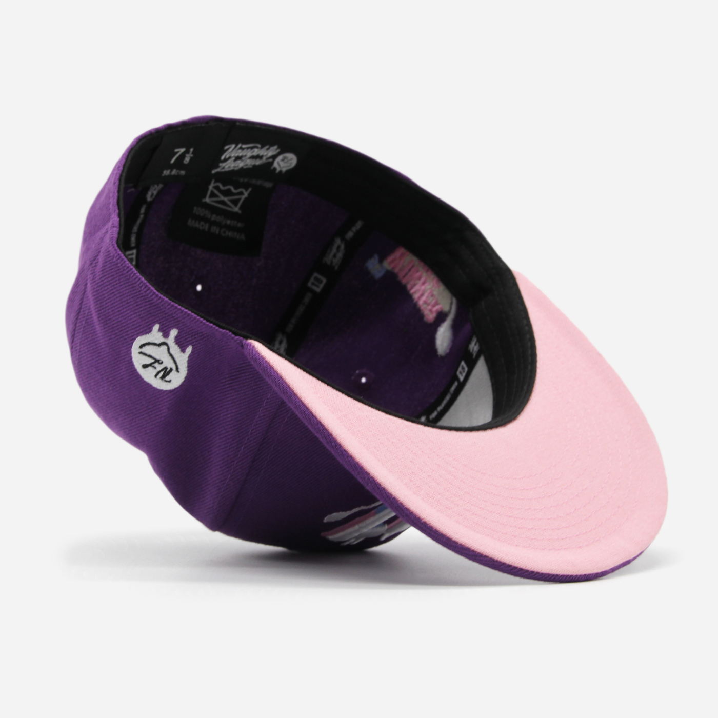 Utah Jizz Text Logo Fitted Purple