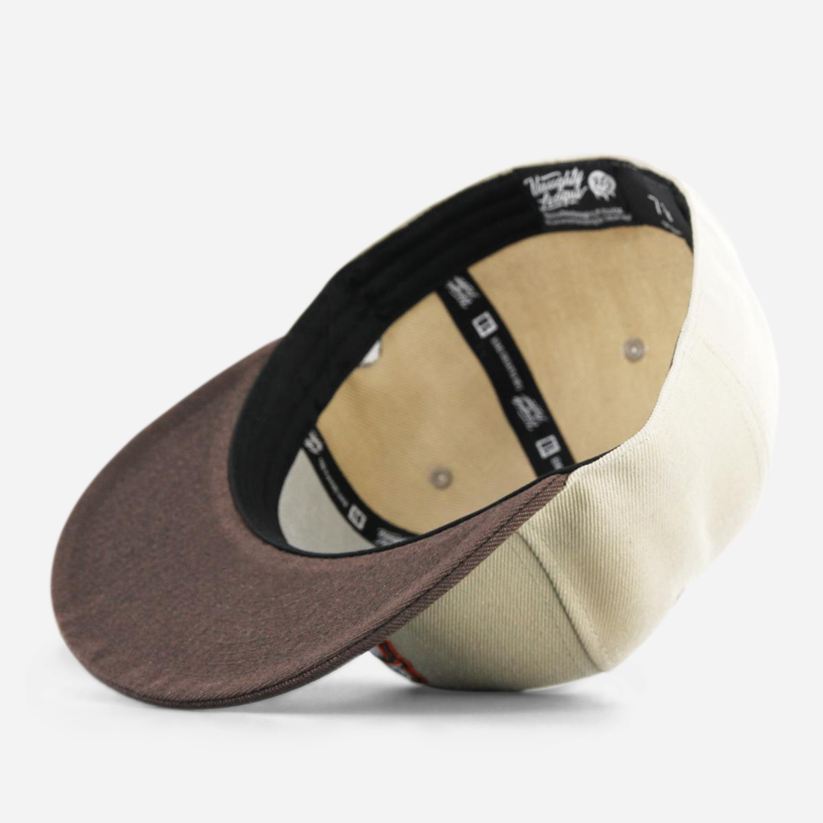 Houston Horndogs Fitted Khaki/Brown