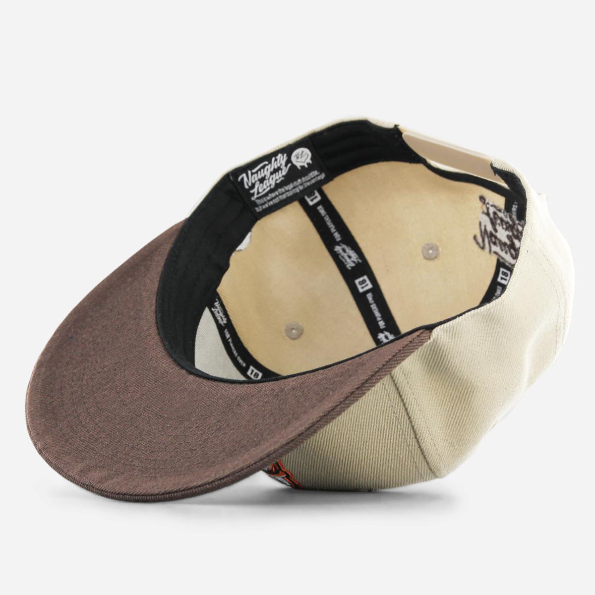 Houston Horndogs Snapback Khaki/Brown