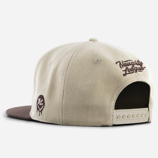 Houston Horndogs Snapback Khaki/Brown