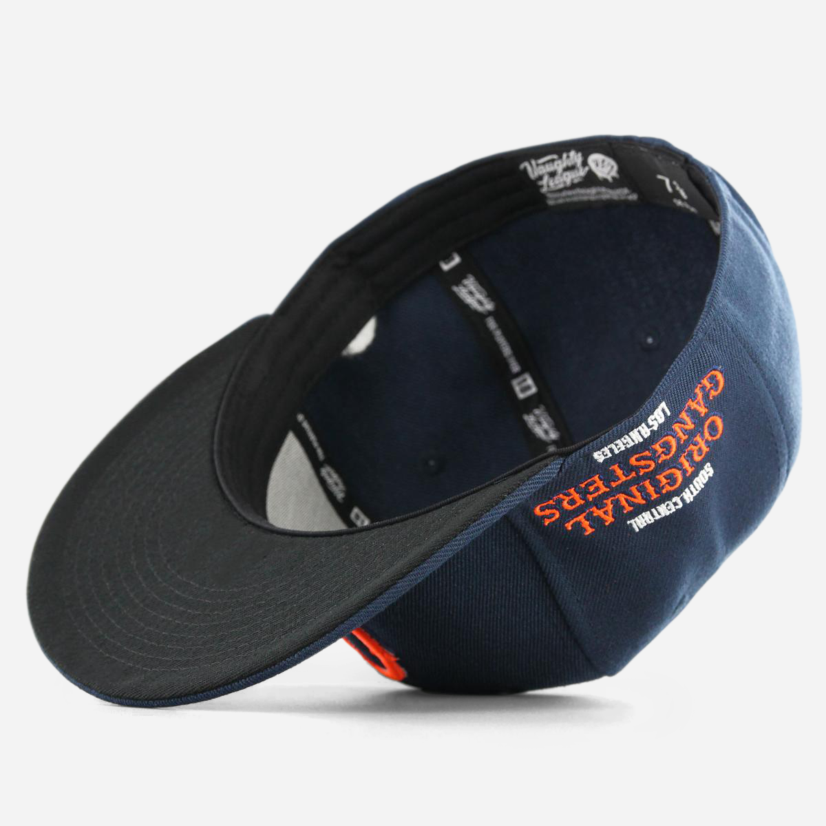 South Central Original Gangsters fitted navy/orange