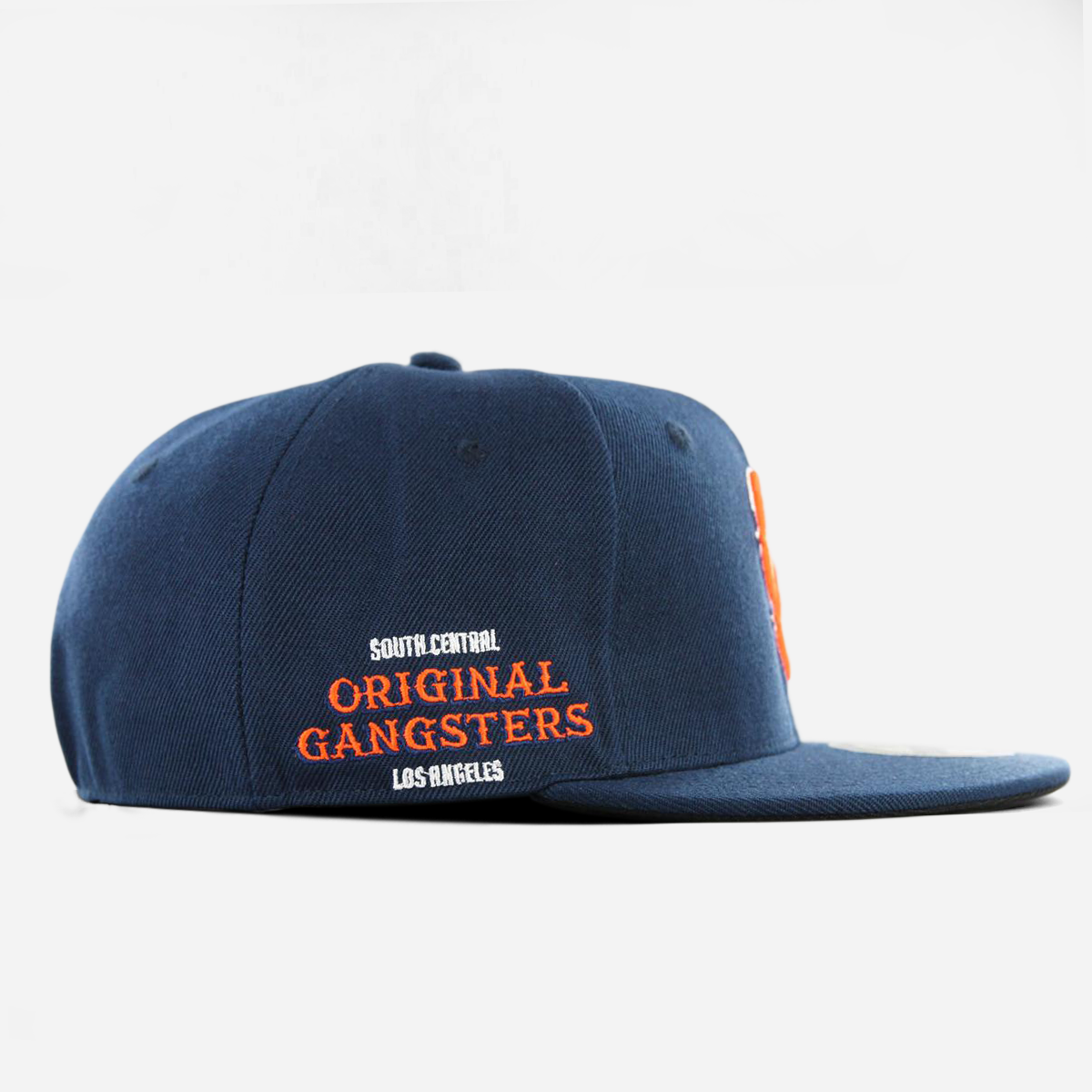South Central Original Gangsters fitted navy/orange