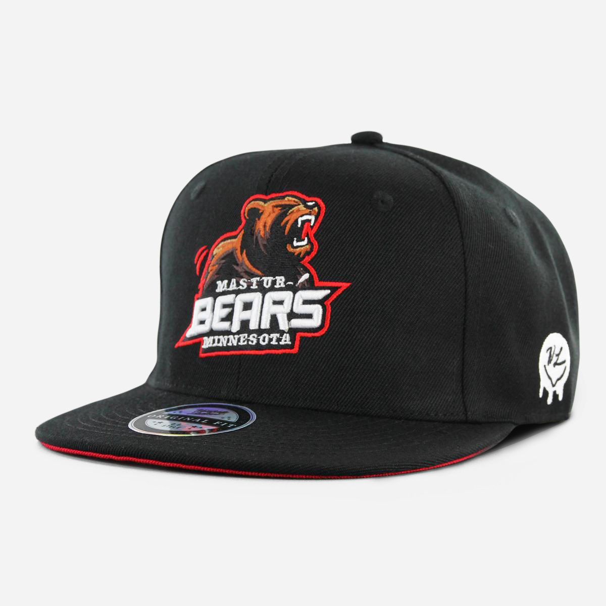 Minnesota Masturbears Fitted Black