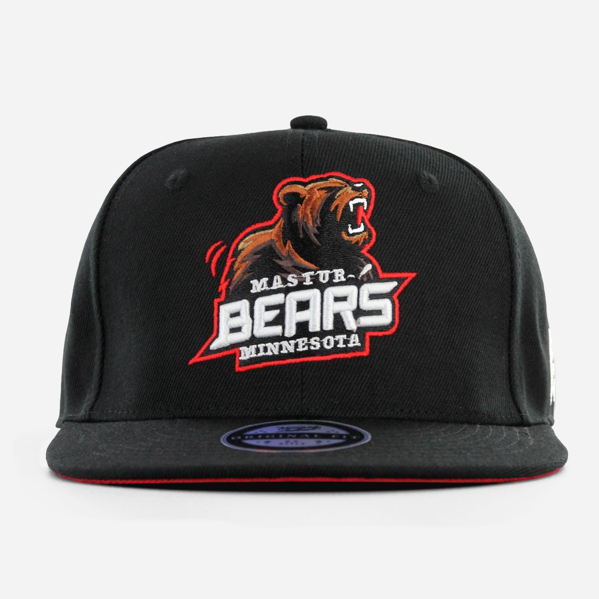 Minnesota Masturbears Snapback Black