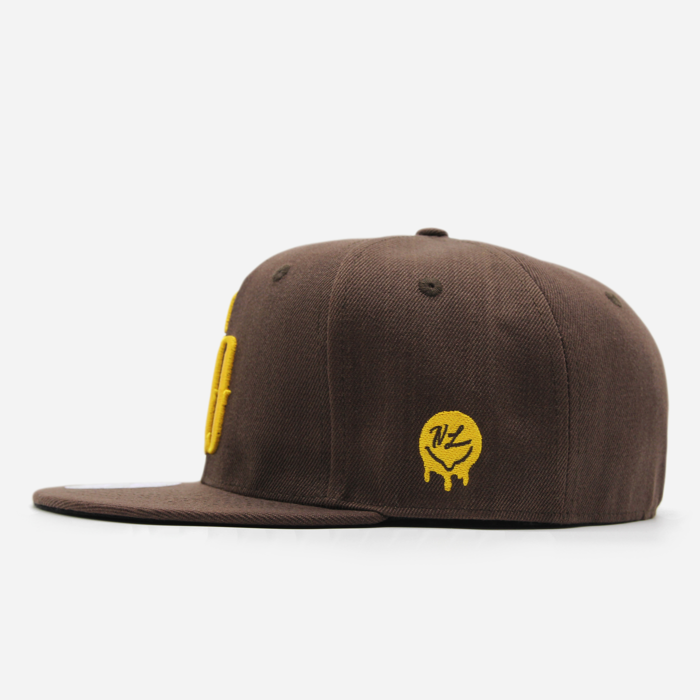 San Diego Shrimp Icon Logo fitted brown